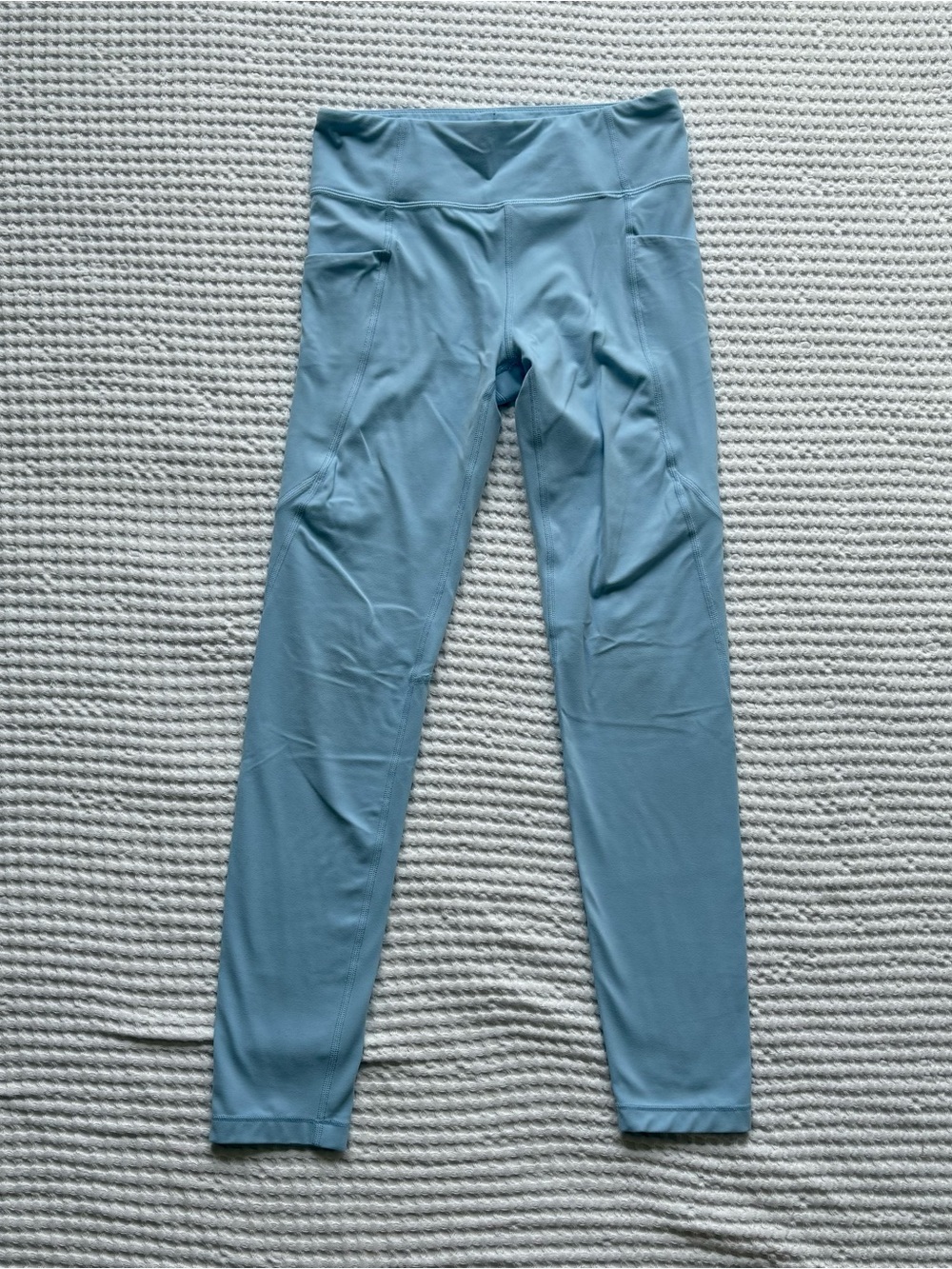 Athleta Girl Light Blue High Rise Stash Your Treasures Leggings Pockets XXL/16